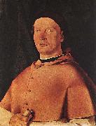 Lorenzo Lotto Bishop Bernardo de Rossi oil on canvas